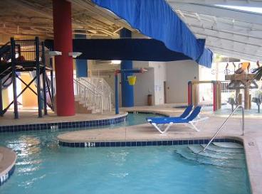 Water Volley Ball and Basketball at Dunes Village Resort in Myrtle Beach - Largest indoor water park in all of Myrtle Beach SC